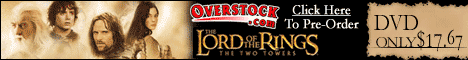 Pre-Order Lord Of The Rings: Two Towers DVD Only $18.99 At Overstock.com!